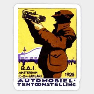 1926 Dutch Car Show Sticker